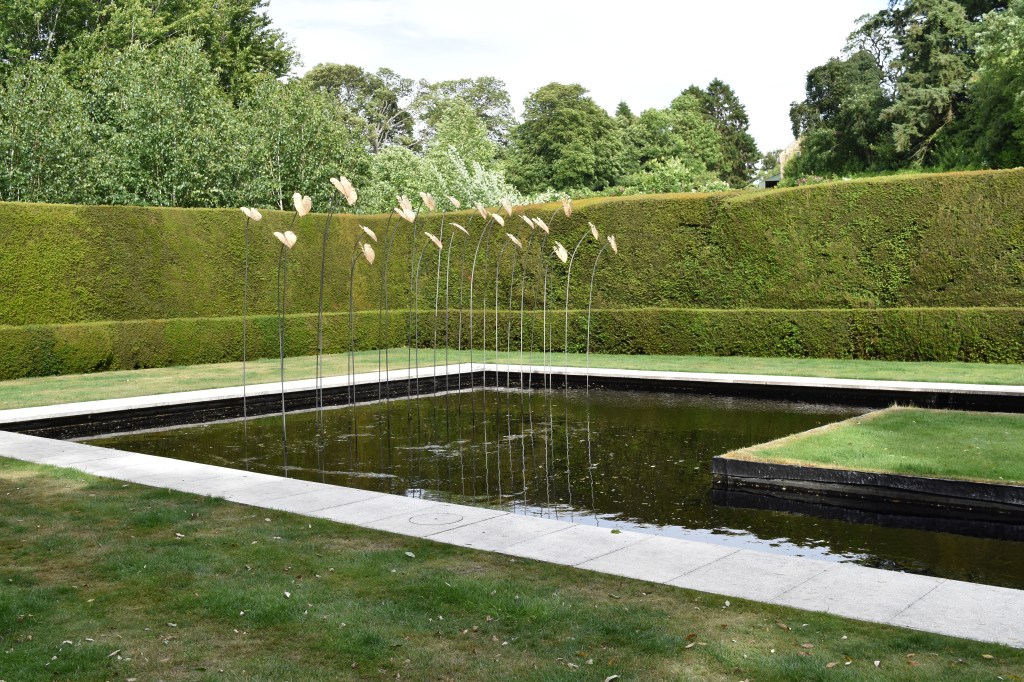 In complete contrast to the plat-full areas of the garden - there are contemplative, simple spaces like this rectangular pool - Marked Number 9 on the map - Water Garden.
